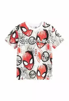 Футболка с принтом SPIDER-MAN REGULAR FIT Next, цвет white