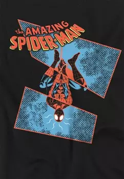 Футболка с принтом SPIDERMAN Disney, черный