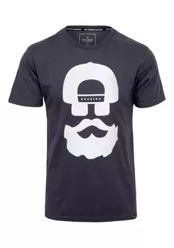 Футболка с принтом Spitzbub, черная