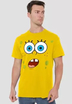 Футболка с принтом SPONGEBOB Cotton Soul, желтый