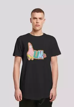 Футболка с принтом SPONGEBOB SCHWAMMKOPF PATRICK STAR F4NT4STIC, черный