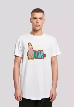 Футболка с принтом SPONGEBOB SCHWAMMKOPF PATRICK STAR F4NT4STIC, белый