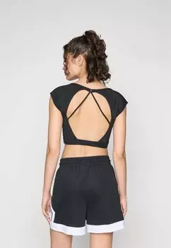 Футболка с принтом SPORT CROP TOP Jordan, черный