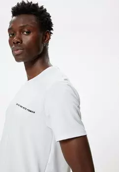 Футболка с принтом SPORT Koton, белый