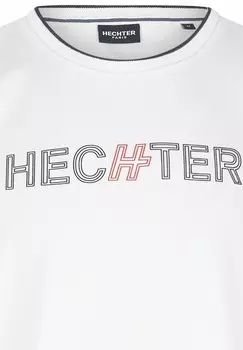 Футболка с принтом SPORTIVES RUNDHALS Hechter Paris, белый