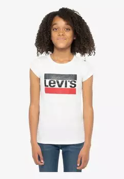 футболка с принтом Sportswear Logo Tee Levi's, белый