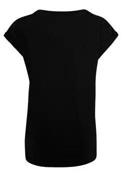 Футболка с принтом SPRING COLOR EXTENDED SHOULDER Merchcode, черный
