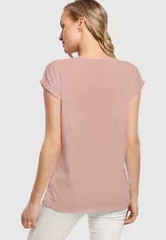 Футболка с принтом SPRING EXTENDED SHOULDER Merchcode, цвет Rose Gold-Coloured