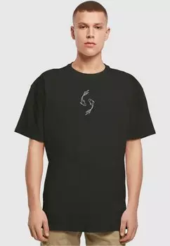 Футболка с принтом SPRING YIN JANG FISH HEAVY OVERSIZED Merchcode, цвет black