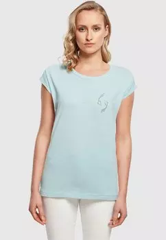 Футболка с принтом SPRING-YIN JANG FISH Merchcode, цвет ocean blue