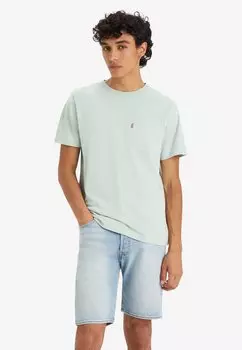Футболка с принтом SS CLASSIC POCKET TEE Levi's, зеленый