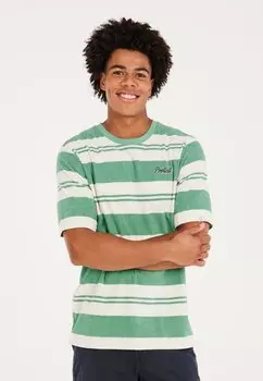 Футболка с принтом SS Protest, цвет frosty green