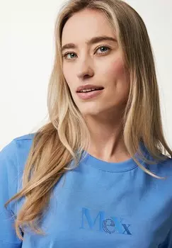 Футболка с принтом SS SHORT SLEEVE WITH ARTWORK Mexx, синий