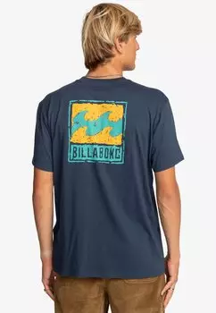 Футболка с принтом STAMP Billabong, синий