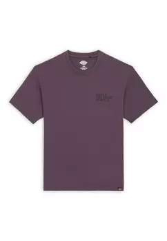 Футболка с принтом STAMP TEE Dickies, темно-фиолетовый