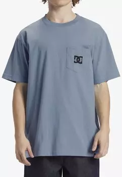 Футболка с принтом STAR POCKET HSS DC Shoes, цвет bhl0 ashley blue