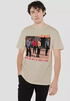 Футболка с принтом STAR TREK Cotton Soul, песочный