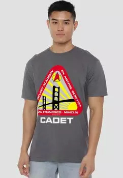 Футболка с принтом STAR TREK STARFLEET CADET Cotton Soul, антрацит