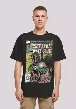 Футболка с принтом STAR WARS BOBA FETT COMIC F4NT4STIC, черный