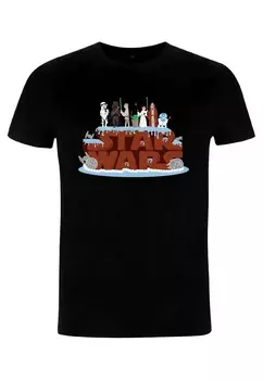 Футболка с принтом STAR WARS: CLASSIC BIRTHDAY CAKE Star Wars, черный
