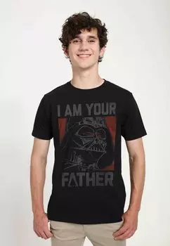 Футболка с принтом STAR WARS: CLASSIC FATHER FIGURE UNISEX Star Wars, черный