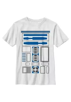 Футболка с принтом Star Wars: Classic R2 Uniform Star Wars, белый