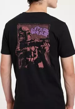 Футболка с принтом STAR WARS: CLASSIC SPACE GIG Star Wars, черный