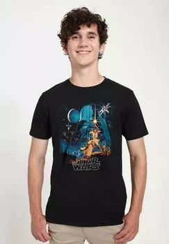 Футболка с принтом Star Wars: Classic Two Hopes Unisex Star Wars, черный