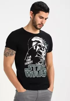 Футболка с принтом STAR WARS DARTH VADER LOGOSHIRT, цвет black