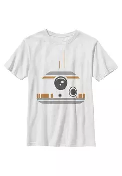 футболка с принтом Star Wars: Episode 7 Bb Minimal Face Star Wars, белый
