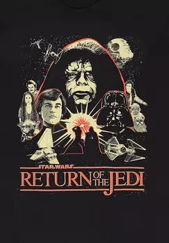 Футболка с принтом STAR WARS MONTAGE Henry Tiger, черный