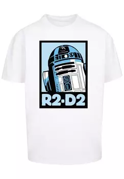 Футболка с принтом STAR WARS POSTER F4NT4STIC, белый