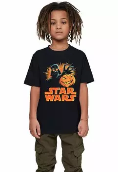 Футболка с принтом STAR WARS-PUMPKIN ABSOLUTE CULT, цвет black
