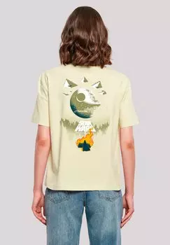 Футболка с принтом STAR WARS RETURN OF THE JEDI POSTER F4NT4STIC, желтый