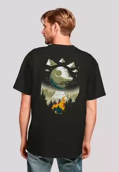 Футболка с принтом STAR WARS RETURN OF THE JEDI POSTER F4NT4STIC, черный