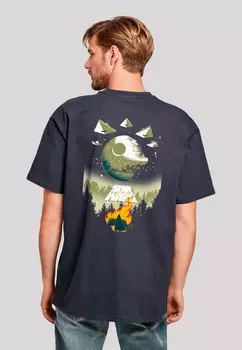 Футболка с принтом STAR WARS RETURN OF THE JEDI POSTER F4NT4STIC, темно-синий