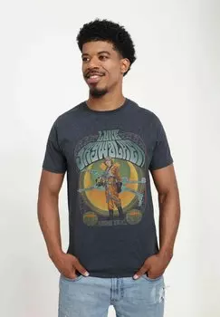 Футболка с принтом Star Wars Skywalker Gig Unisex Star Wars, цвет melange black