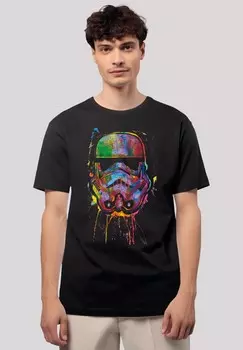Футболка с принтом STAR WARS STORMTROOPER F4NT4STIC, черный