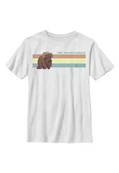 Футболка с принтом Star Wars: The Mandalorian Bantha Ride Star Wars, белый