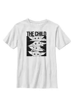 Футболка с принтом Star Wars: The Mandalorian Space Box Child Henry Tiger, белый