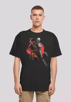 Футболка с принтом STAR WARS THE MANDALORIAN BLASTER RIFLES F4NT4STIC, черный
