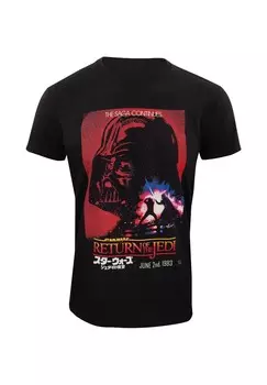 Футболка с принтом STAR WARS VADER POSTER Henry Tiger, черный