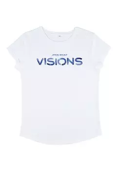 Футболка с принтом STAR WARS VISIONS BLUE STVISION LOGO Henry Tiger, белый