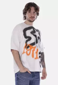 Футболка с принтом Starter, белая