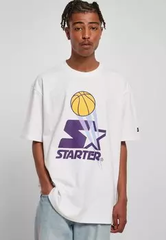 Футболка с принтом Starter, белый