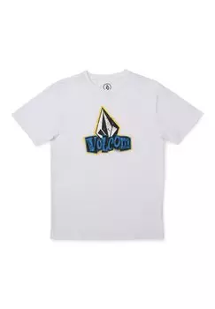 Футболка с принтом STICKER STAMP Volcom, цвет white