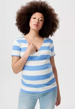 Футболка с принтом STILL SANSON Noppies, цвет cornflower