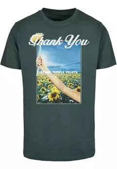 Футболка с принтом STONE TEMPLE PILOTS THANK YOU Merchcode, цвет bottlegreen