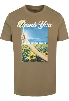 Футболка с принтом STONE TEMPLE PILOTS THANK YOU Merchcode, цвет olive