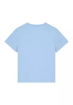 Футболка с принтом STRANDKORB watapparel, светло-голубой